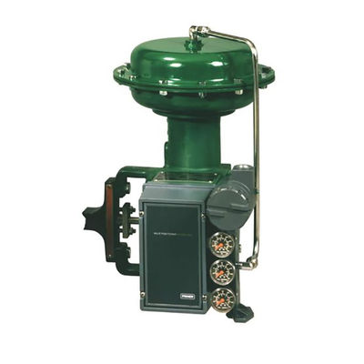 Fisher 3620J mit Schwenkeinheits-einfachwirkendem elektropneumatischem Stellwerk