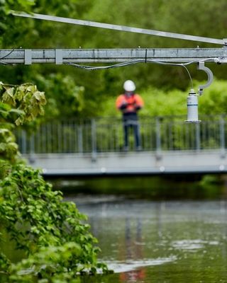 Endress+Hauser-Radar-Niveau Micropilot FMR20 für (vergeudetes) Wasser