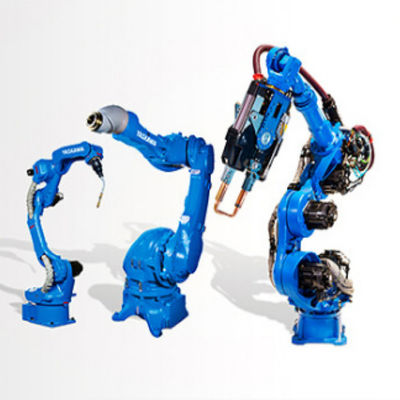 Nutzlast 12kg Motoman AR2010 mit dem Schweißer RD500S benutzt für Schweißens-Roboter