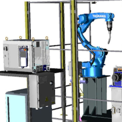 Industrieller Roboterarm von Motoman GP50 mit Nutzlast Bogen-Schweißer-And 50KG als automatischem Manipulator