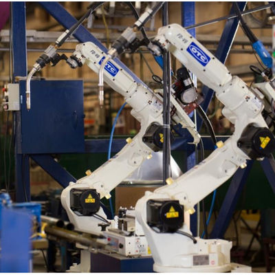 Achse OTCs FD-B6 des MIG-Schweißens-Roboter-6 Automobil, das Roboterschweißgerät schweißt