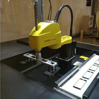 4 Aixs Scara Roboter SR-3iA mit Roboterdem arm der Nutzlasten-3kg als Auswahl-und Platz-Maschine für Transporteinrichtungen