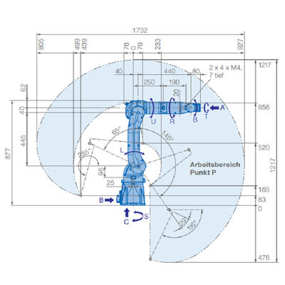 Konkurrenzfähiger Preis-industrieller Arm-Pflücker-Roboter Yaskawa MOTOMAN GP7