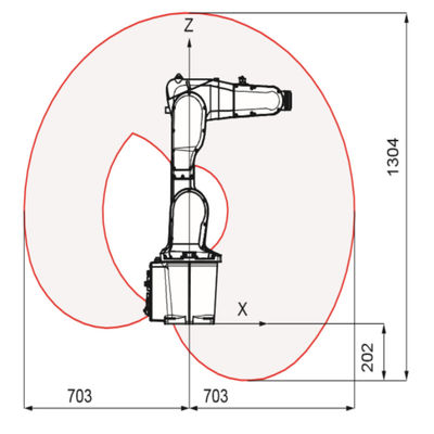 6 Industrieroboter Achsen-industrieller Roboterarm Kr 500 R2830 Kuka mit bewerteter Nutzlast 500-Kilogramm-Industrieroboters