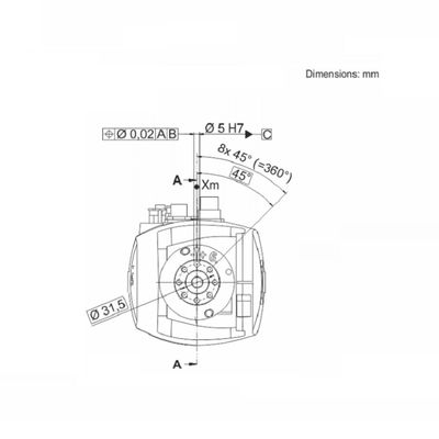 6 Achsen-industrieller Roboterarm-Industrieroboter mit bewertetem Industrieroboter der Nutzlasten-8Kg Kuka