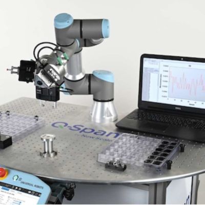 Kooperative Achsen-Roboterarm des Roboter-UR des Roboter-UR3e 6 für sortierendes Sichtcobot