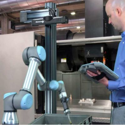 Automatische Roboterbe- und entladungs-Auswahl des arm-6 der Achsen-UR5e und Platz-Roboter