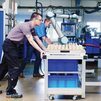 Achsen-Roboterarm des Montageroboter-UR16e 6 für elektronischen kooperativen Roboter