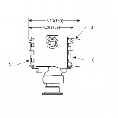 Druckgeber-Differenzdruckgeber Rosem-Ountdruckgeber des Rose-Berg-2090F hygienischer