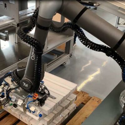 Materielle Roboterachse des Handhabungsroboter-TM5M-700 des arm-6 als kooperativer Roboter
