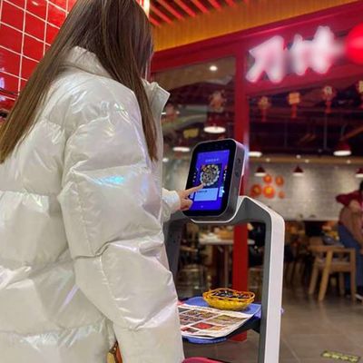 Künstliche Intelligenz-Service-Roboter Nahrungsmittellieferungs-Roboter-Kellner-With AI
