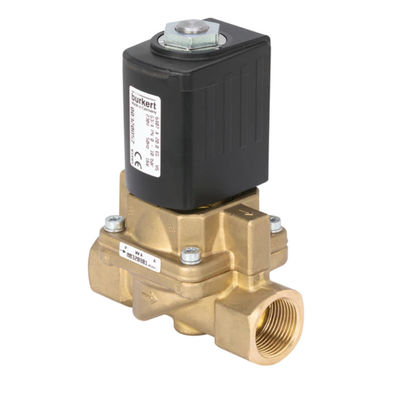 Burkert-Art 6407 als unterstützter ServoKolbenschieber 2/2-Way passend für Gas und Dampf des Ventilkörpers