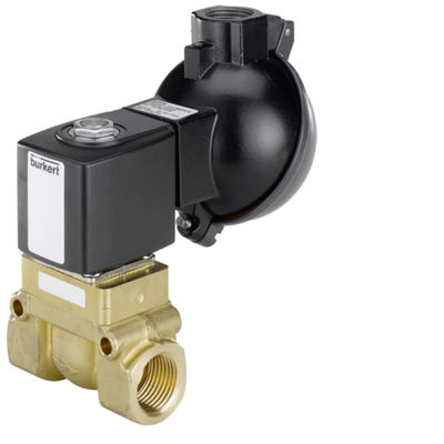 Burkert-Art 5404 Magnetventil mit Servo-unterstütztem 2/2-Way als Kolbenschieber von Ventil-Teilen