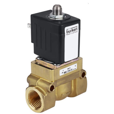 Burkert-Art 5404 Magnetventil mit Servo-unterstütztem 2/2-Way als Kolbenschieber von Ventil-Teilen