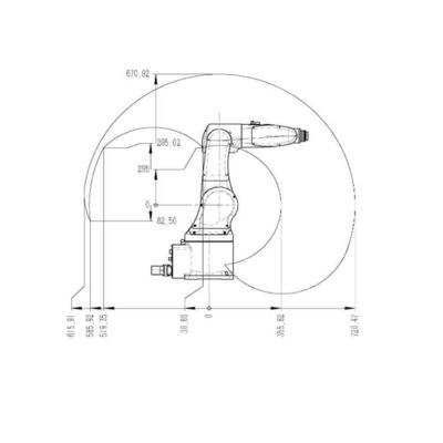 Schweißens-Roboter China TKB060-6kg-720mm für Schweißen als andere schweißende Ausrüstung