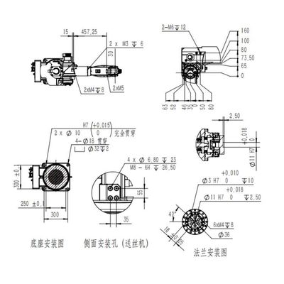 Mig-Schweißens-Roboter Roboterdes schweißgeräts des Schweißens-Roboter-TKB1400-6KG-1412mm