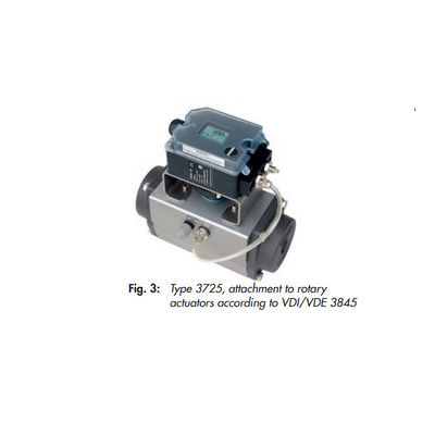 Elektropneumatisches Stellwerk Samson 3725 des Ventil-Stellwerks als Ventil-Zusätze mit Ventilen