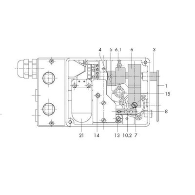 Stellwerk hohe Genauigkeit Samson 4763 als Ventil-Teile für Regelventil von Samson Valve