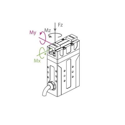 Kooperativer Roboter mit Roboterachse des Greifer-PGE-5 des arm-6 als Roboter-Greifer