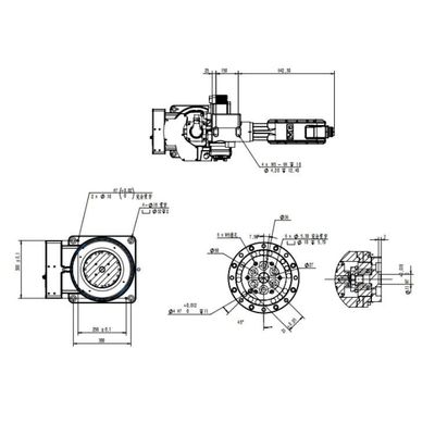 Behandlung der Roboterachse China TKB1600-12KG-1410mm des arm-6 als Universalroboter