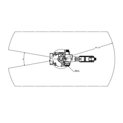 Behandlung der Roboterachse China TKB1600-12KG-1410mm des arm-6 als Universalroboter