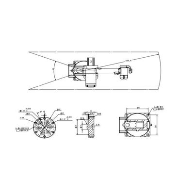 Achse China TKB800-6kg-876mm des Industrieroboter-6 für das Laden des Universalroboters