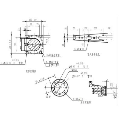 6 Präzisions-Entdeckung des Achsen-Roboterarm-TKB460-30kg-1840mm als Industrieroboter