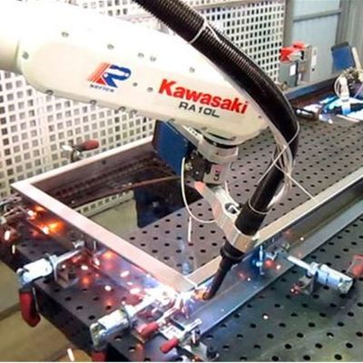 Automatische Achse des schweißenden Roboter-RA010N 6 mit Bogen-Schweißern als Schweißens-Roboter
