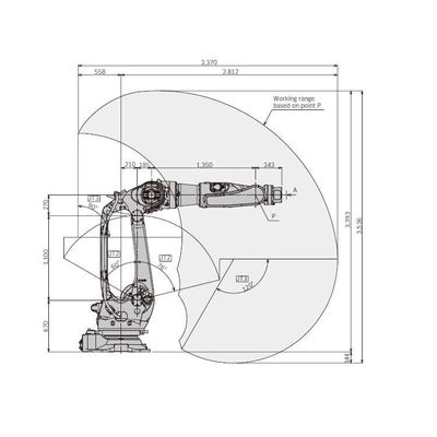 Nutzlast 300kg des Punktschweissen-Roboter-BX300L für das Schweißen als Punktschweissen-Maschine