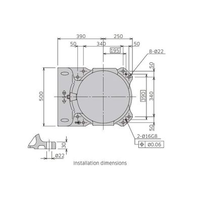 6 Nutzlast des Achsen-Industrieroboter-Arm-BX200L 200kg als Handhabungsroboter