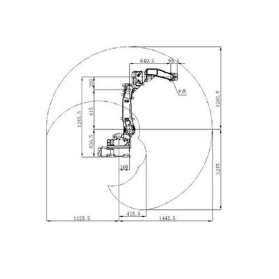 Automatischer Schweißroboter SF6-C1440 6 Achsen Industrieroboterarm zur Automatisierung