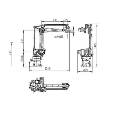 Industrielle Roboternutzlast Cobot arm-SF25-K1760 25kg für Handhabungsroboter