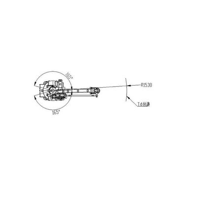 Industrielle Roboterachse des Handhabungsroboter-SF15-K1538 des arm-4 als Industrieroboter