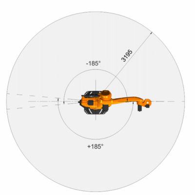 Roboter Schweißens R2830 Industrieroboter Kr 360 mit Roboterarmnutzlast mit 6 Achsen 360 Kilogramm