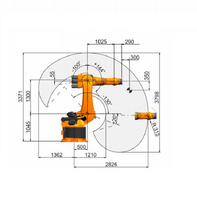 Achsen-Roboter Kr 360 R2830 KUKA Industrieroboter-6 mit bewerteter Nutzlast des 360 Kilogramm-Schweißgeräts