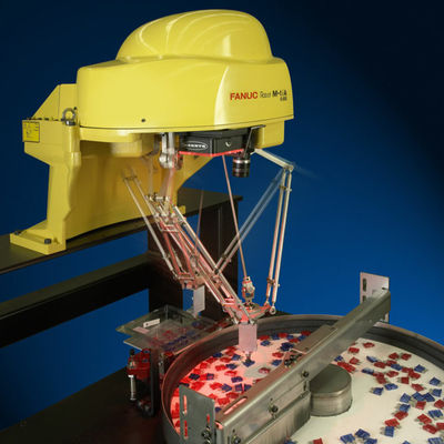 Montageroboter des Industrieroboter-M-1iA mit Roboter-Greifer für kleines Triebwerk vollst.