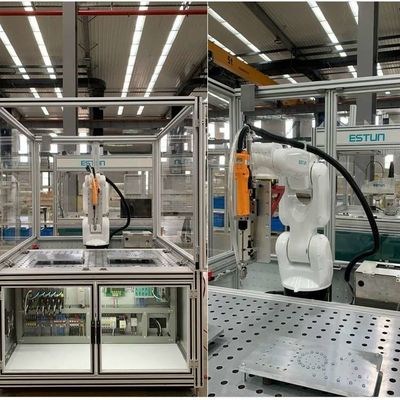 Kleiner universeller Roboterarm 6 Achse China ER6-730-MI mit CNGBS-Kleidungspaket als Handling-Roboter