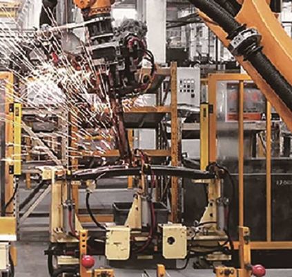 Roboterarm des Schweißens-Roboter-6 der Achsen-ER6-1600 für Schweißen als Mig-Schweißens-Roboter