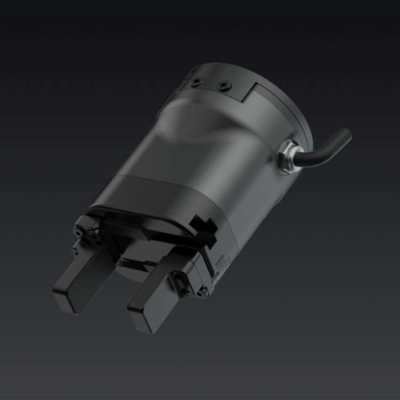 Roboter kooperativ mit kooperativem parallelem elektrischem Greifer PGC-140 als Cobot