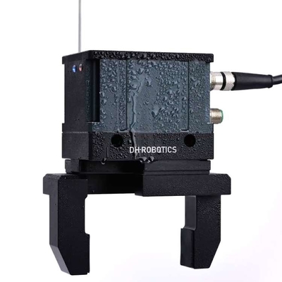Industrieparallel elektrischer Greifer PGI-140 mit Roboterarm für das Auswählen und Platzieren als Robotergreifer