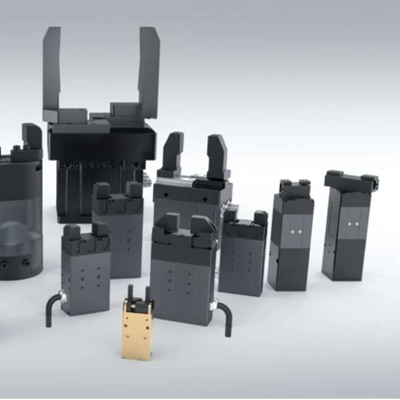 China Robot Electric Gripper PGS-5 kombiniert mit CNC-Roboterarm zum Auswählen und Platzieren als Cobot