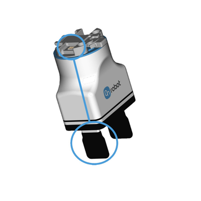 Parallelgreifer 2FG7 mit der Nutzlast 11KG benutzt mit dem Roboterarm von Cobot für Auswahl-und Platz-Maschine