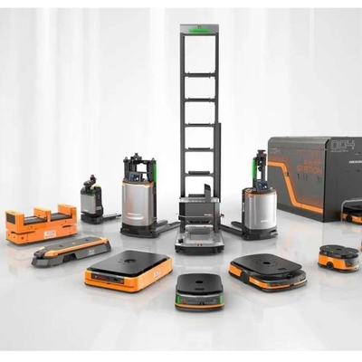 Mobiler AGV-Roboter Q2L-300A mit CNGBS Cobot-Roboter für die automatisierte Materialbearbeitung als AGV