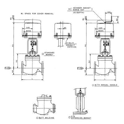 Spitze KOSO-Regelventil-510T führte einzelne Sitzkugel-Ventile mit Art Auslöser-elektropneumatisches Ventil der Membran5200la