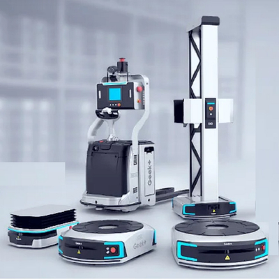 agv-Roboter agv-Sturzhelm Geek+ Arbeit AGV-Karte P500R mit Industrieroboter und cobot