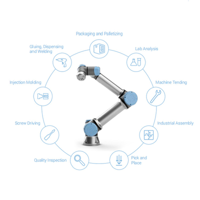 Industrieller Roboterarm Ur3 Cobot mit Greifer RG6 Cognex-visuellem System