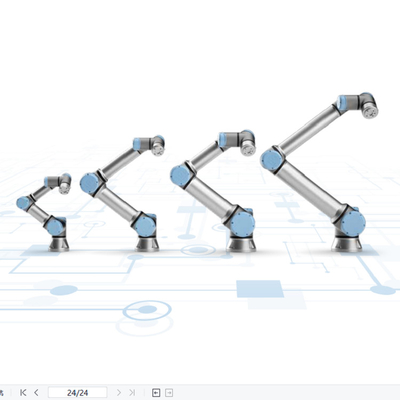 Industrieller Roboterarm Ur3 Cobot mit Greifer RG6 Cognex-visuellem System