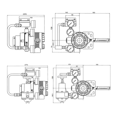 Intelligentes pneumatisches Regelventil-Stellwerk AVP300 mit Fisher Valve