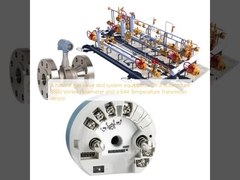 Rosemount 8800 Vortex-Durchflussmesser und 644 Temperaturtransmitter-Sensor Komplett-Set